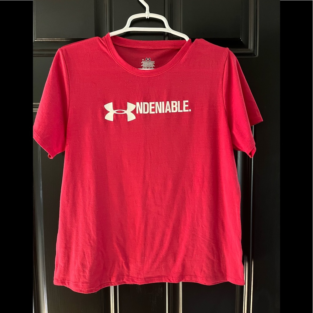 Under armor T-shirt, ‘undeniable’